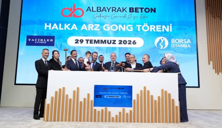 Albayrak Hazır Beton Borsa İstanbul'da işlem görmeye başladı!